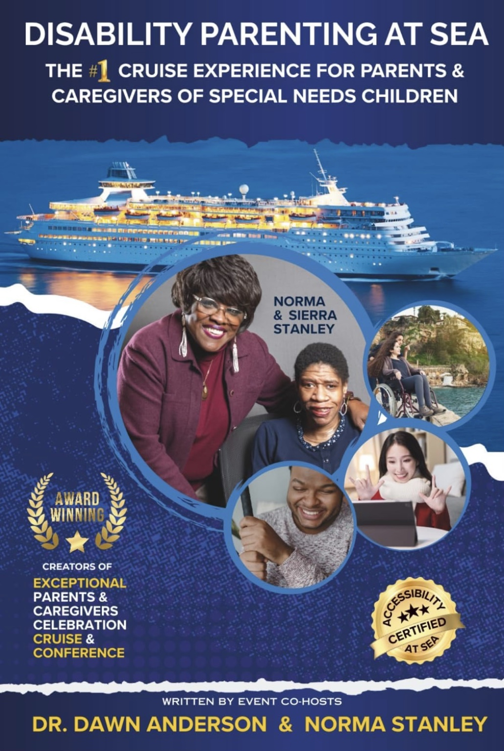 Disability Parenting at Sea book cover by Dr. Dawn Anderson and Norma Stanley